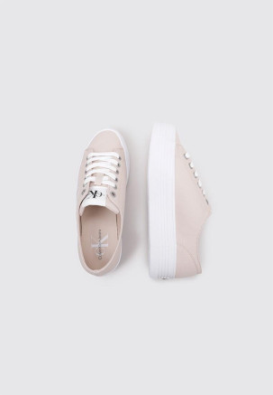 CALVIN KLEIN VULC FLATFORM ESSENTIAL MONO Rosa