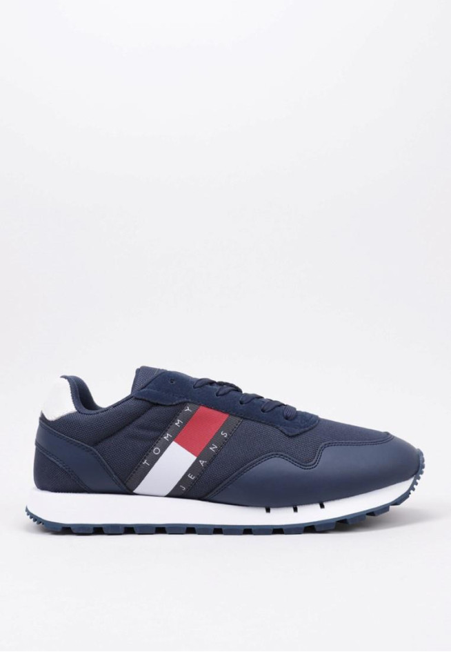 TOMMY HILFIGER RETRO LEATHER TJM RUNNER Azul