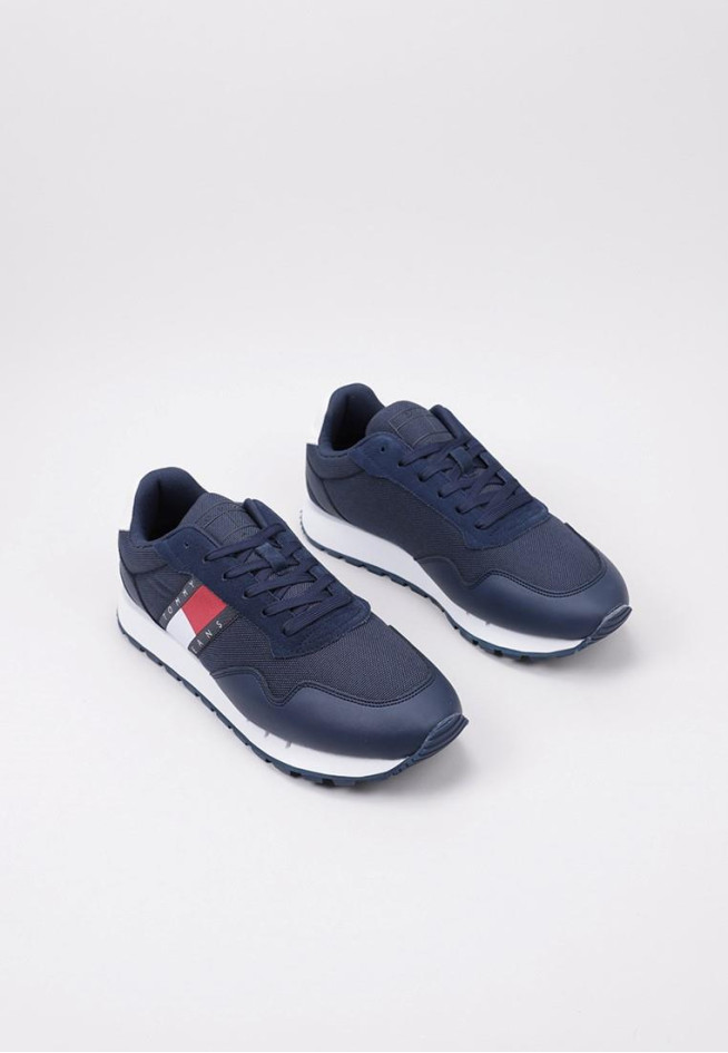 TOMMY HILFIGER RETRO LEATHER TJM RUNNER Azul