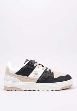 TOMMY HILFIGER TH PREMIUM LO BASKET SNEAKER Blanco