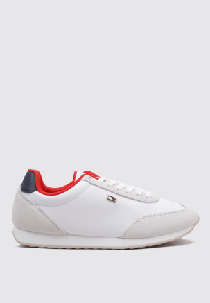 TOMMY HILFIGER FLAG HERITAGE RUNNER Blanco