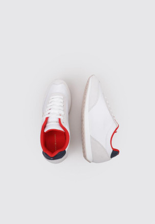 TOMMY HILFIGER FLAG HERITAGE RUNNER Blanco