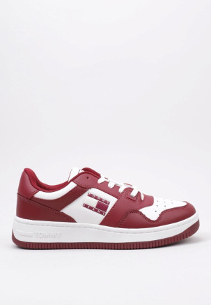 TOMMY HILFIGER TJW RETRO BASKET LEATHER Burdeos