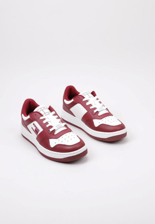 TOMMY HILFIGER TJW RETRO BASKET LEATHER Burdeos