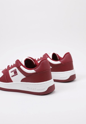 TOMMY HILFIGER TJW RETRO BASKET LEATHER Burdeos