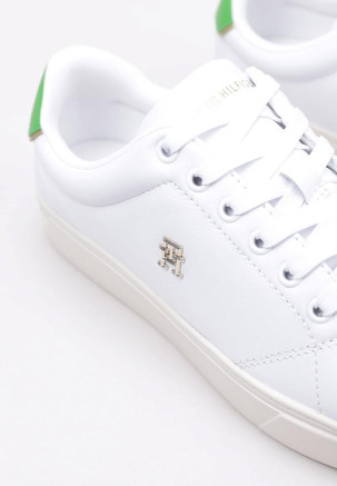 TOMMY HILFIGER ELEVATED ESSENTIAL COURT SNEAKER Verde
