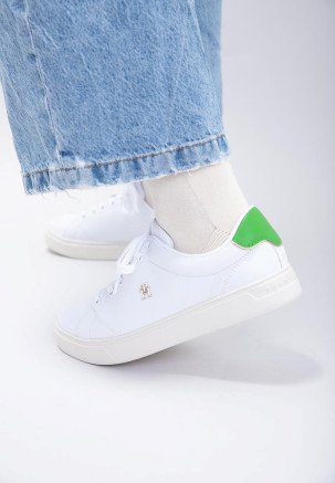 TOMMY HILFIGER ELEVATED ESSENTIAL COURT SNEAKER Verde