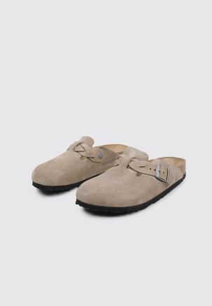 BIRKENSTOCK BOSTON LEVE Braided Taupe