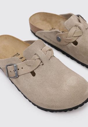 BIRKENSTOCK BOSTON LEVE Braided Taupe