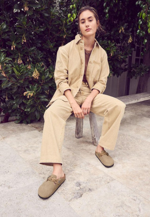 BIRKENSTOCK BOSTON LEVE Braided Taupe