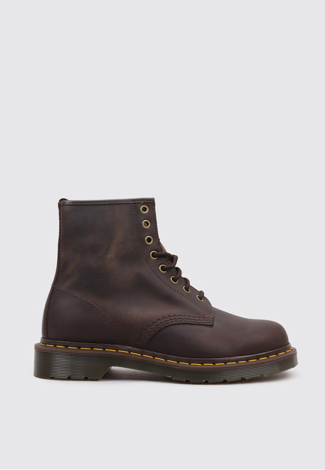 DR MARTENS 1460 Dark Brown Crazy Horse Marrón