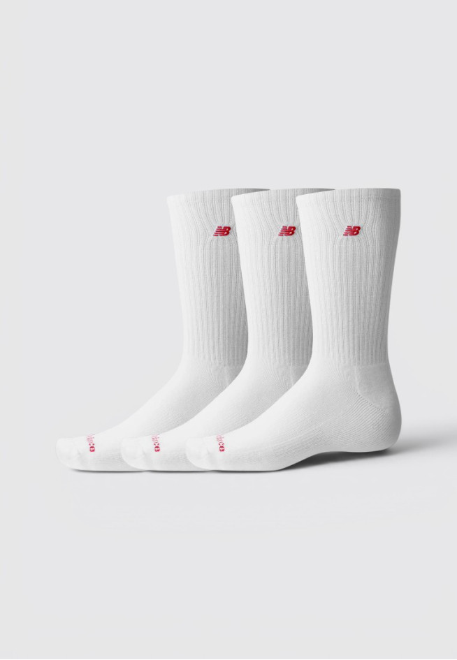 NEW BALANCE ACTIVE PREMIUM– CREW 3 PACK Blanco
