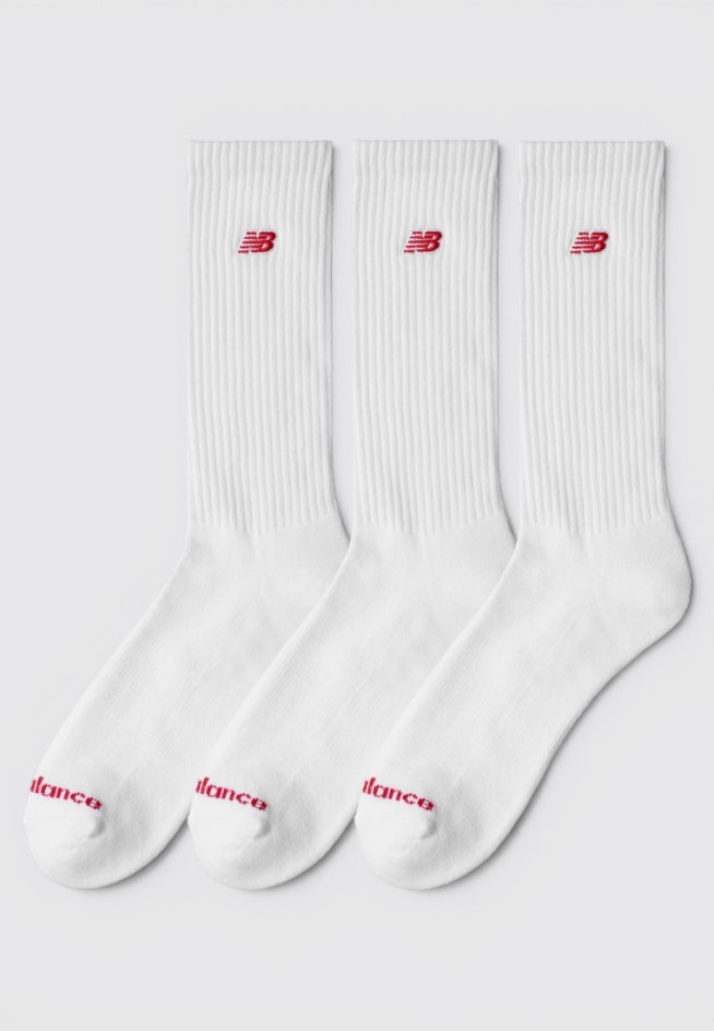 NEW BALANCE ACTIVE PREMIUM– CREW 3 PACK Blanco