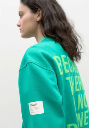 ECOALF STORMALF SWEATSHIRT WOMAN Verde