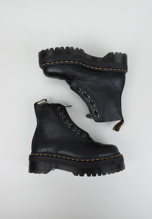 DR MARTENS Sinclair Black Milled Nappa Negro