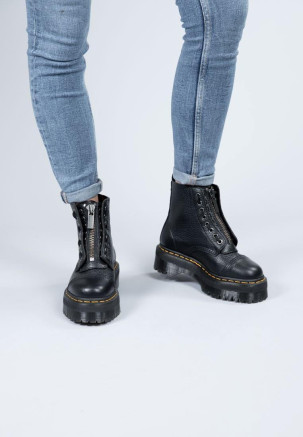 DR MARTENS Sinclair Black Milled Nappa Negro