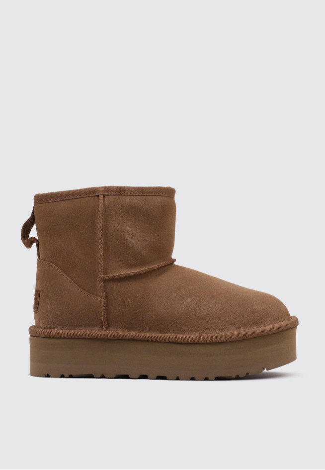 UGG CLASSIC MINI PLATFORM  Marrón