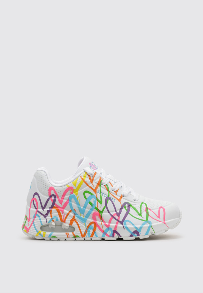 SKECHERS UNO - HIGHLIGHT LOVE Blanco