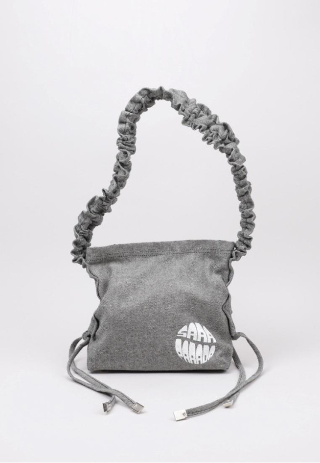 SARA PARADA KAIA MINI LOGO BAG  Gris