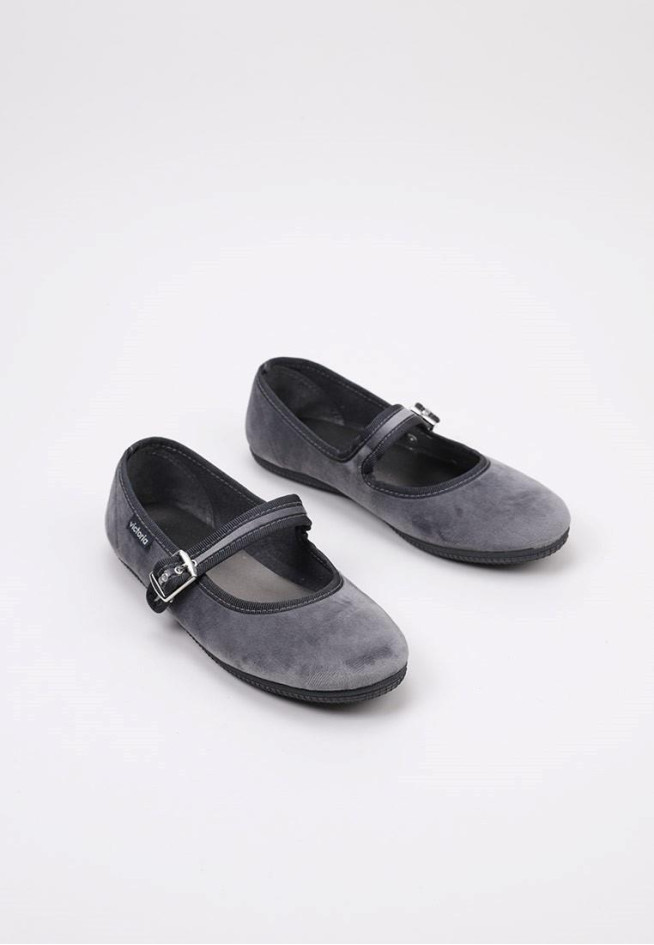 VICTORIA ODA BAILARINA TERCIOPELO Gris