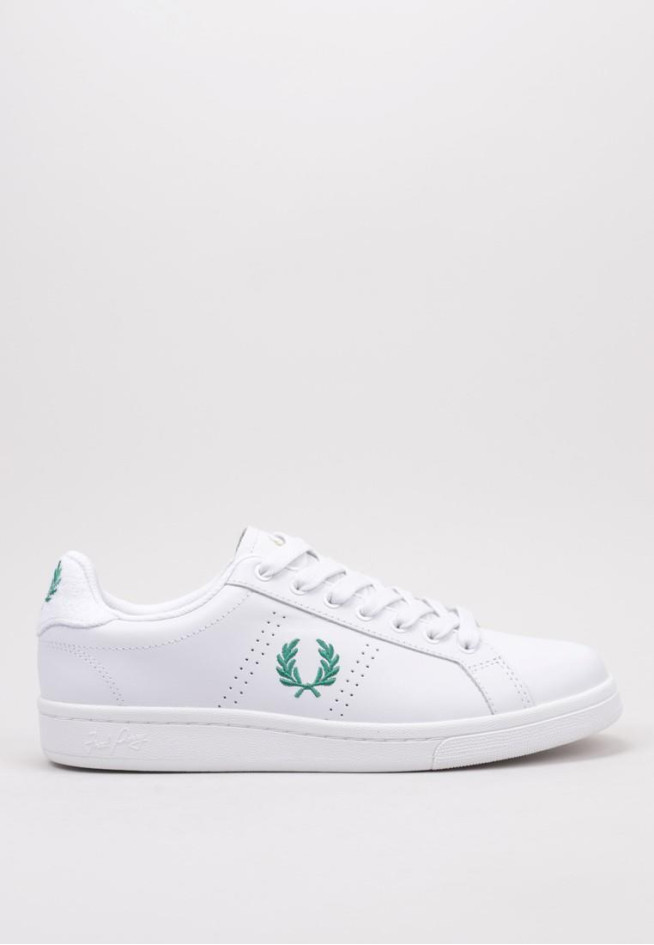 FRED PERRY B6304 - B721 VEGAN Blanco