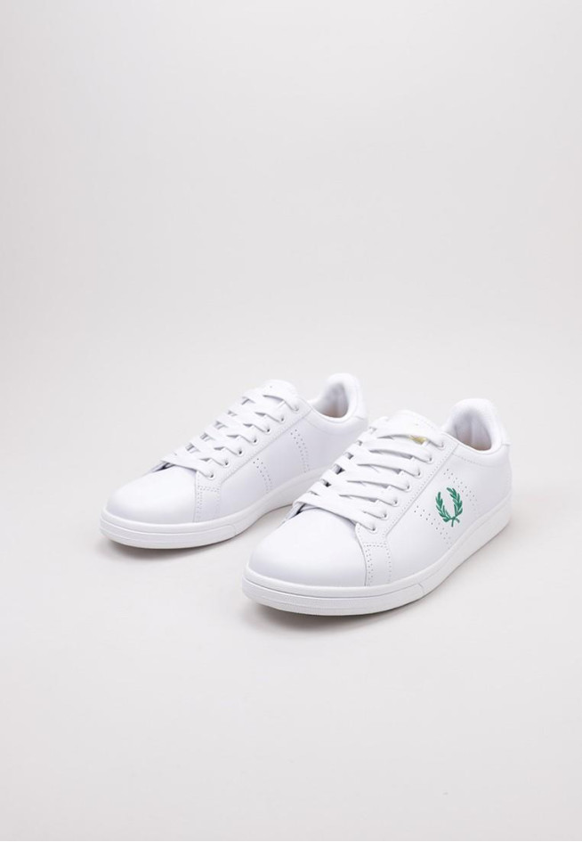 FRED PERRY B6304 - B721 VEGAN Blanco