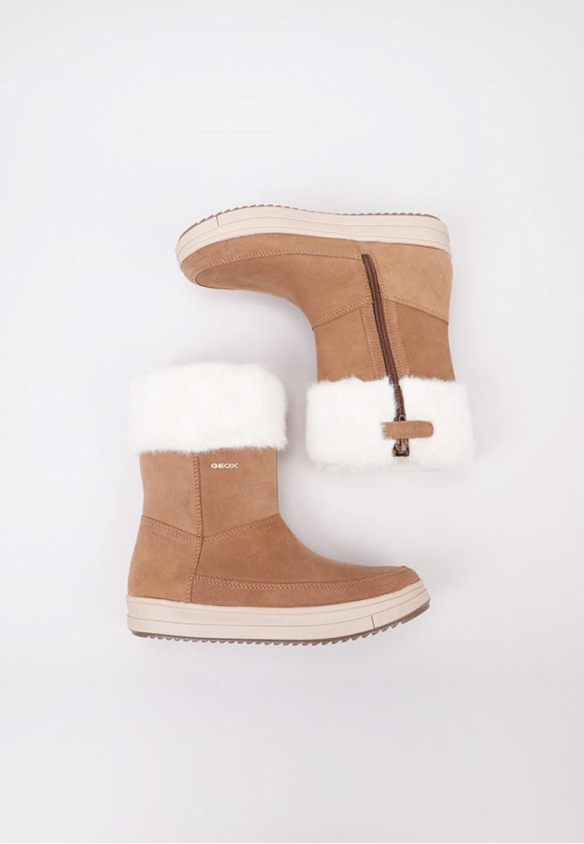 Stivaletti Geox J Rebecca Per Bambine - Alti Alla Caviglia, In Sintetico, Con Zip - Foto 5